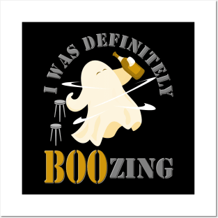 I Was Definitely Boozing, Ghost Drinking Beer, Halloween Gifts, Halloween Costume Gift, Spooky, Horror, Scary, Halloween, Ghost Halloween, Alcohol Ghost Posters and Art